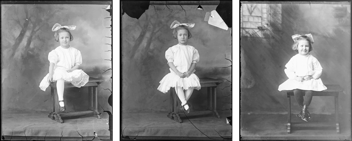 Images from dry plates