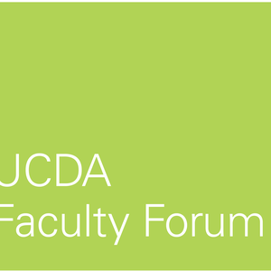 UCDA Faculty Forum